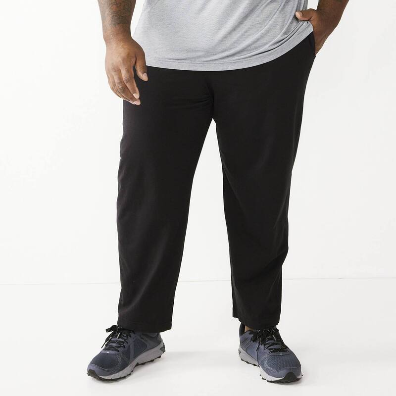 Tek Gear レディース ボトムス カジュアルパンツ トール ジャージー Big \u0026 Tall Tek Gear Ultra Soft Jersey Open Bottom Pants Mineral Black ブラック