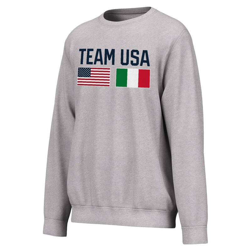 アウタースタッフ レディース トップス Tシャツ スウェット Men's Outerstuff Heather Gray Team USA MiCo Sweatshirt Usa Grey グレー
