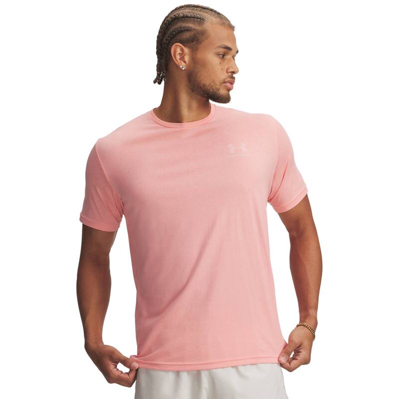 アンダーアーマー レディース トップス Tシャツ スポーツスタイル Men's Under Armour Sportstyle Tee Posh Pink ピンク