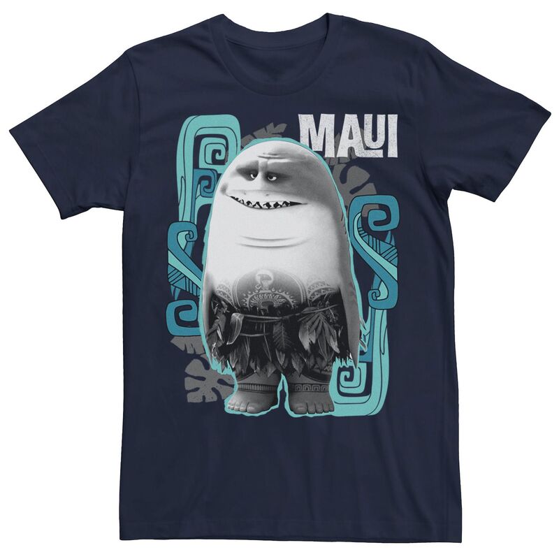 ディズニー レディース トップス Tシャツ グラフィック Disney's Moana Men'shark Maui Graphic Tee Navy ネイビー