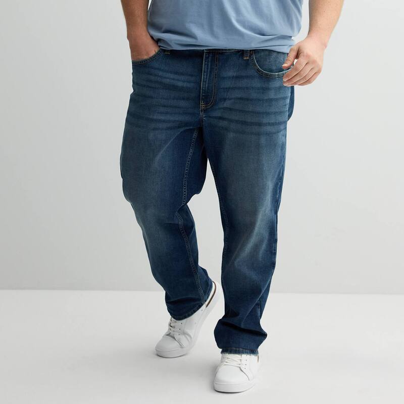 ソノマ レディース ボトムス デニムパンツ トール ジーンズ Big & Tall Sonoma Goods For Life Relaxed-Fit Jeans Indigo インディゴ｜ReVida 店
