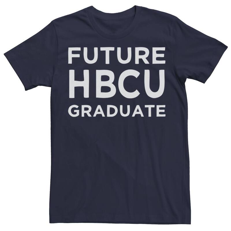 アニメキャラクター レディース トップス Tシャツ Licensed Character Men's Future HBCU Graduatee Navy White ホワイト