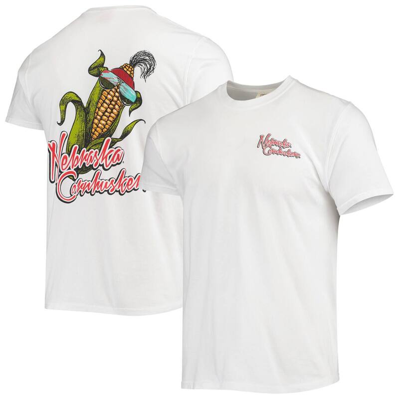 アンブランデッド レディース トップス Tシャツ Unbranded Men's White Nebraska Huskers Mascot Bandana T-Shirt Neb White ホワイト