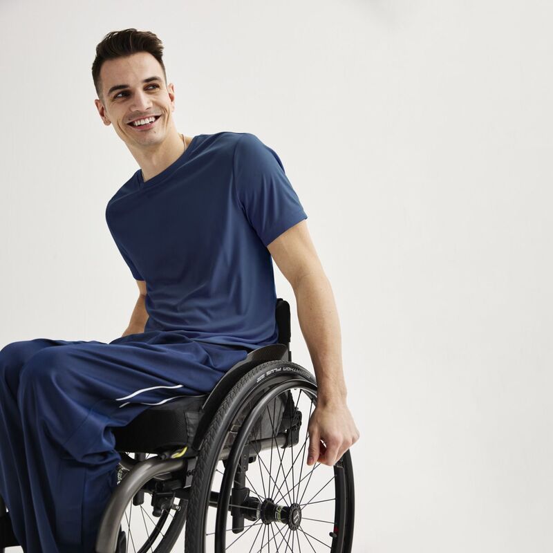 Tek Gear レディース トップス Tシャツ Men's Tek Gear Adaptive DryTek Tee Dark Blue ブルー