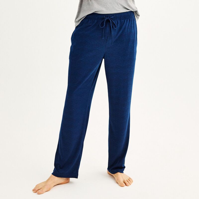 ソノマ レディース アンダーウェア ナイトウェア パンツ Men'sonoma Goods For Life Supersoft Drawstring Pajama Pants Blue Space Dye ブルー