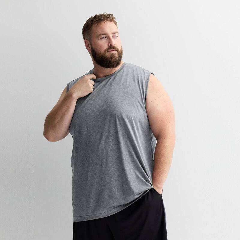 Tek Gear レディース トップス Tシャツ トール Big & Tall Tek Gear Dry Tek Muscle Tank Top Smokey Slate スレート