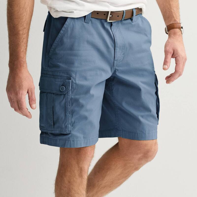 ソノマ レディース ボトムス ハーフパンツ・ショーツ ショートパンツ Men'sonoma Goods For Life 10-Inch FLEXWEAR Everyday Cargo Shorts Blue ブルー|ReVida 店