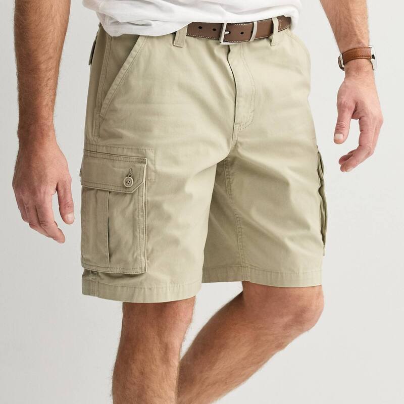 ソノマ レディース ボトムス ハーフパンツ・ショーツ ショートパンツ Men'sonoma Goods For Life 10-Inch FLEXWEAR Everyday Cargo Shorts Light Khaki カーキ|ReVida 店