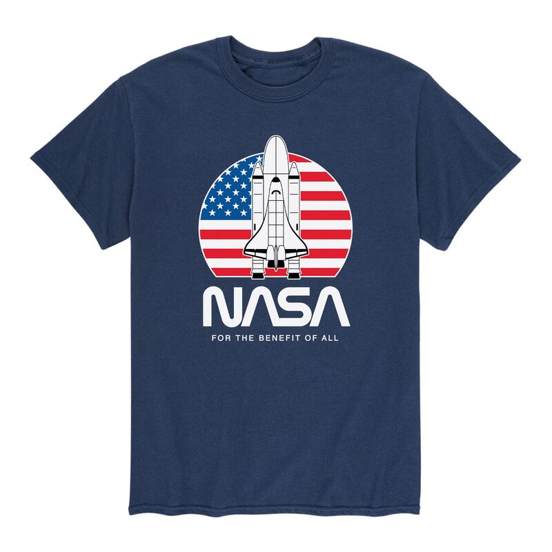 アニメキャラクター レディース トップス Tシャツ トール Licensed Character Big & Tall NASA Benefit For All Tee Navy ネイビー