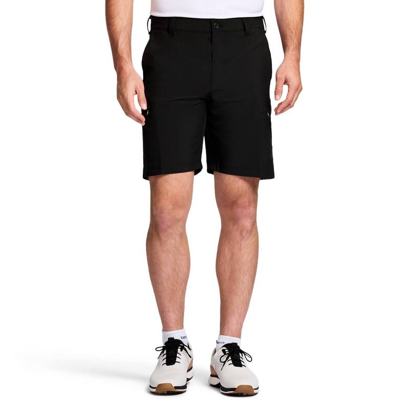 アイゾッド レディース ボトムス ハーフパンツ・ショーツ ショートパンツ Men's IZOD 9.5-in. Golf Swingflex Cargo Shorts Black ブラック｜ReVida 店