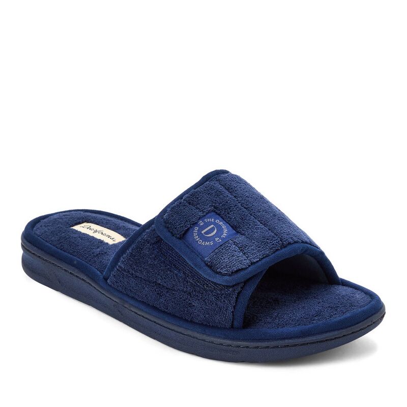ディアフォームズ レディース シューズ サンダル Dearfoams Collin Men'slippers Navy Blazer ネイビー|ReVida 店