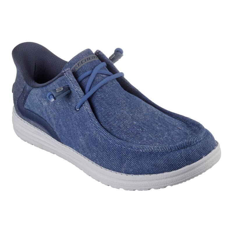 スケッチャーズ レディース シューズ リラックスフィット Skechers Hands Free Slip-ins Relaxed Fit Melson Coronado Men'shoes Denim デニム