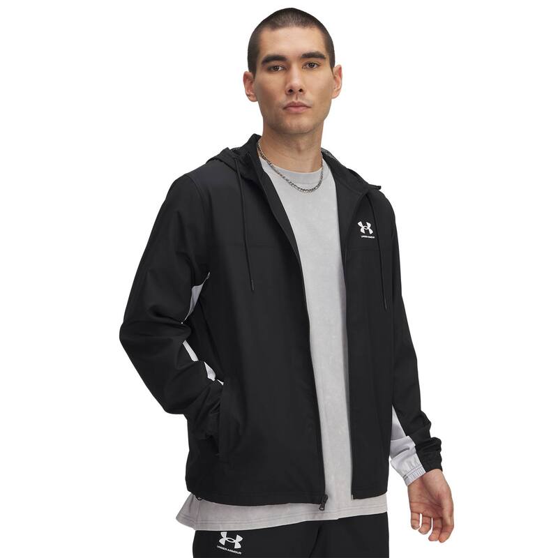 アンダーアーマー レディース アウター ジャケット・ブルゾン Men's Under Armourival Windbreaker Jacket Black ブラック