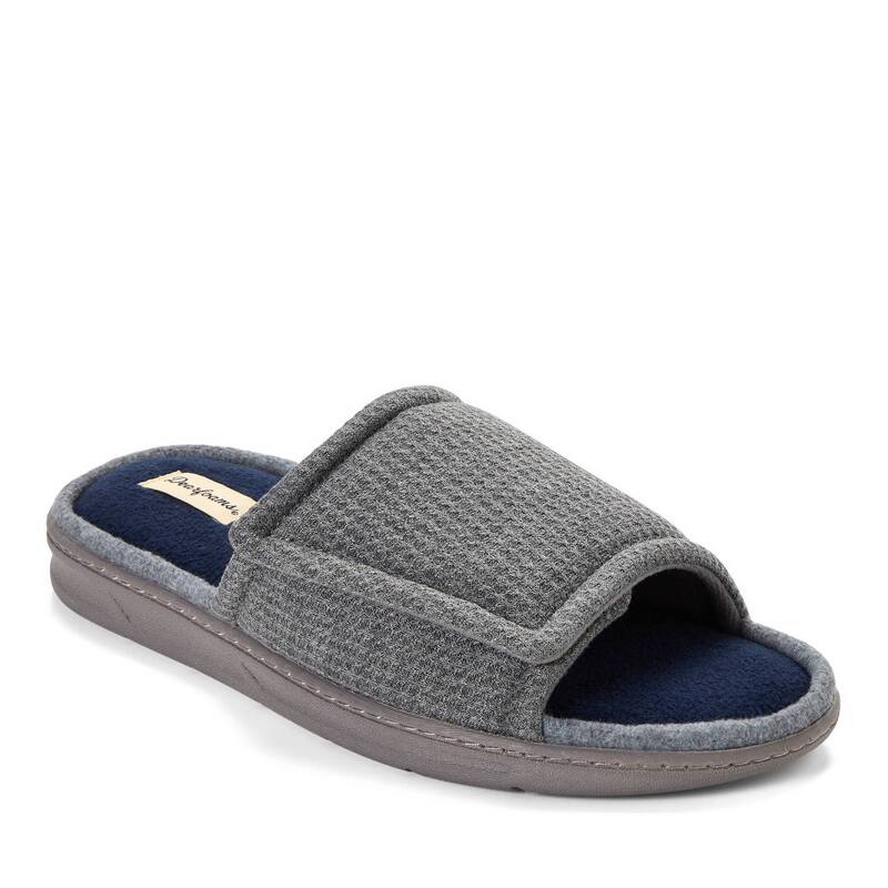 ディアフォームズ レディース シューズ サンダル Dearfoams Parson Men's Waffle Slide Slippers Medium Heather Grey グレー