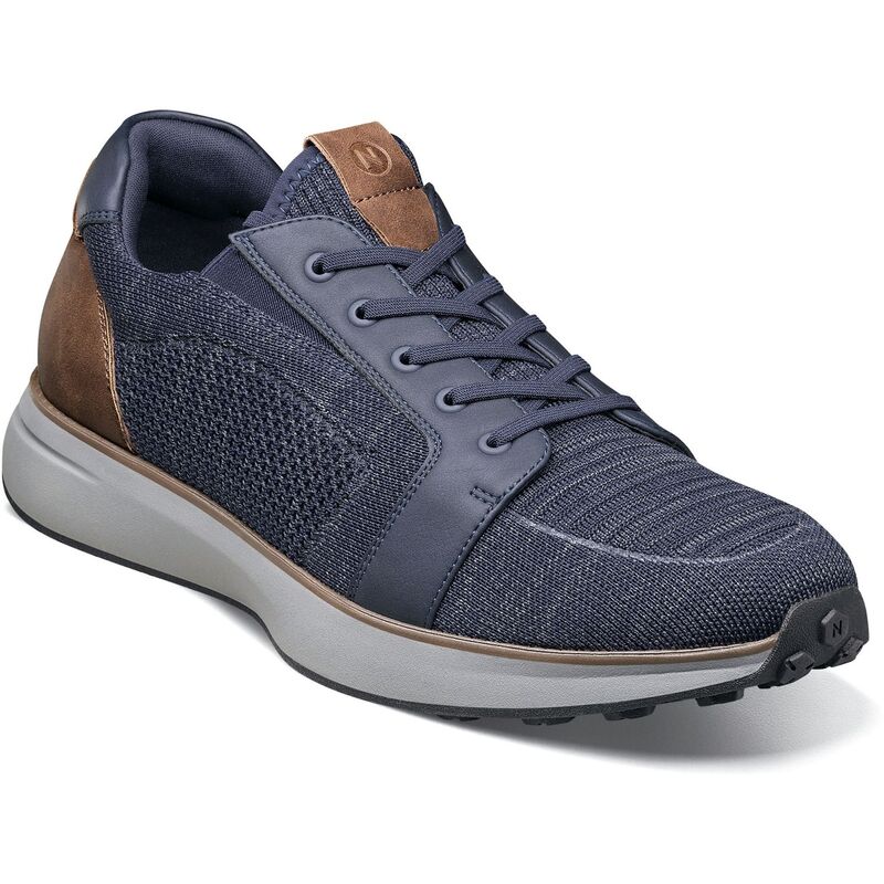 ノンブッシュ レディース シューズ スニーカー ニット Nunn Bush Men's Kore Swift Knit Moc Toe Sneakers Navy Multi ネイビー