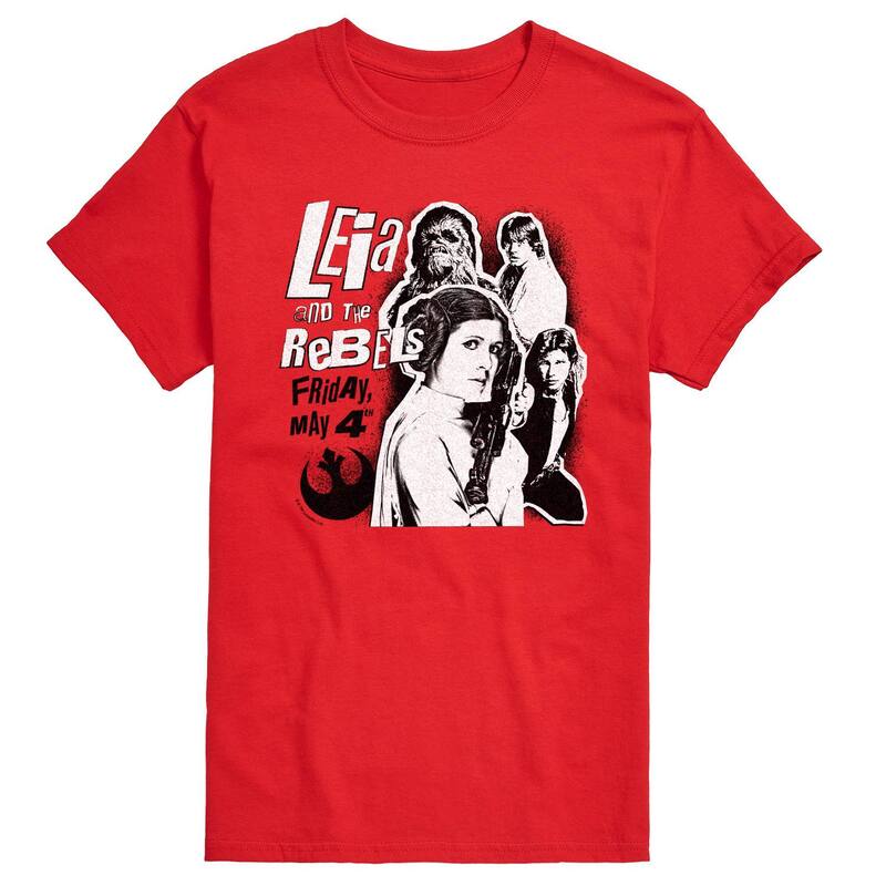 スター ウォーズ レディース トップス Tシャツ グラフィック Men'star Wars Leia & The Rebels Graphic Tee Red レッド 6,645円