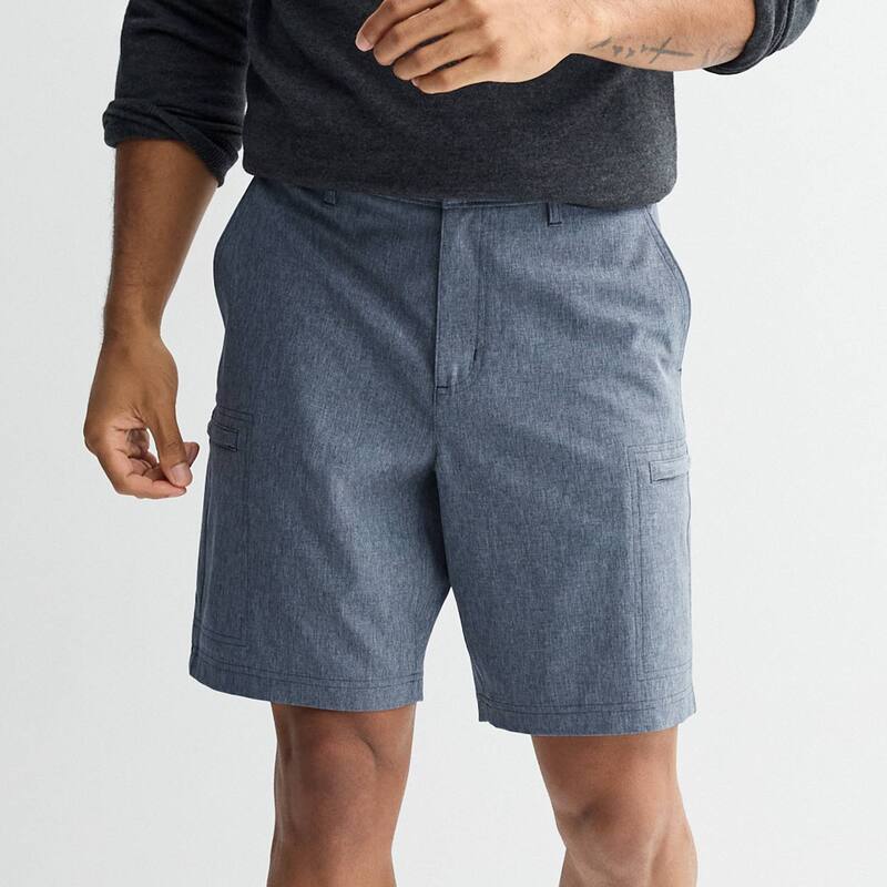 ソノマ レディース ボトムス ハーフパンツ・ショーツ ショートパンツ Men'sonoma Goods For Life 9-Inch Performance Utility Shorts Navy Texture ネイビー|ReVida 店