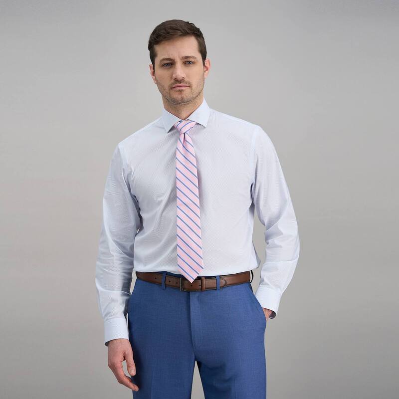 ハガー レディース トップス プルオーバー Men\u0027s Haggar Wrinkle Free Classic Dresshirt Arctic Blue 青色