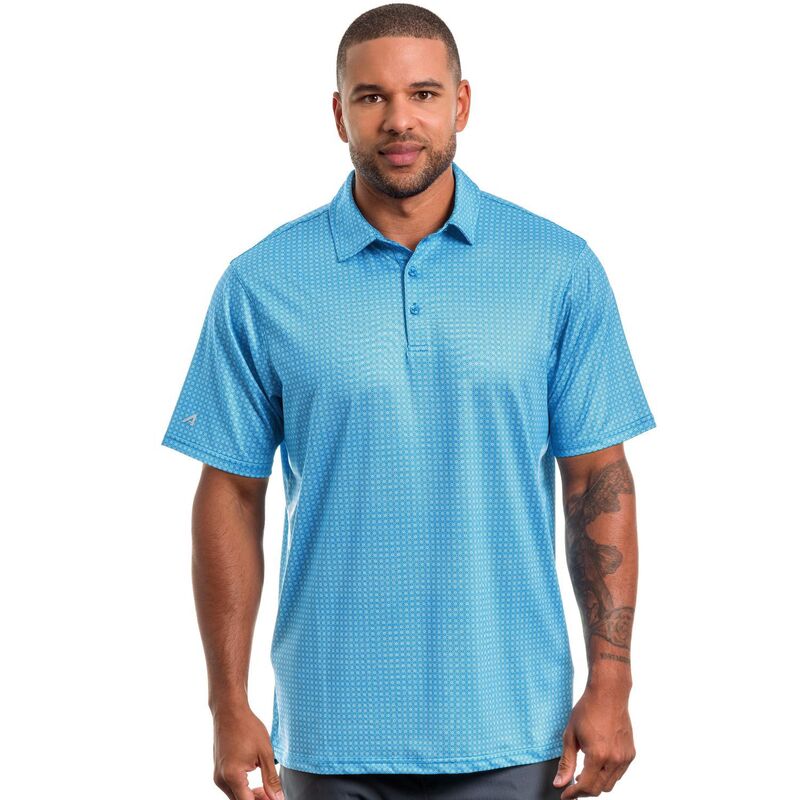 アンティグア レディース トップス Tシャツ ポロシャツ Men's Antigua Mosaic Polo Shirt Columbia Blue ブルー