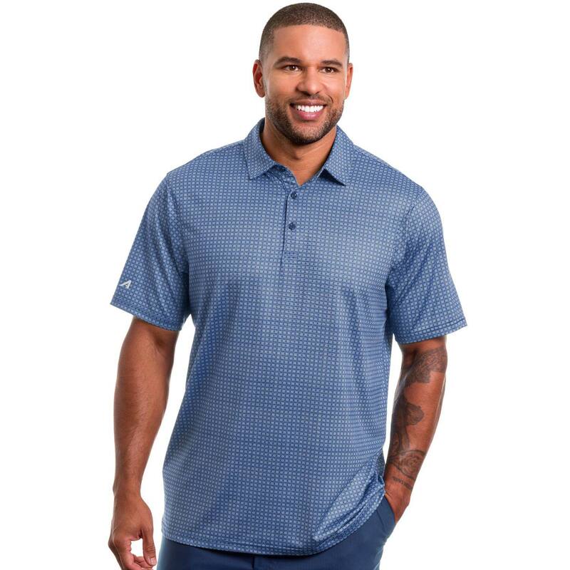 アンティグア レディース トップス Tシャツ ポロシャツ Men's Antigua Mosaic Polo Shirt Navy ネイビー