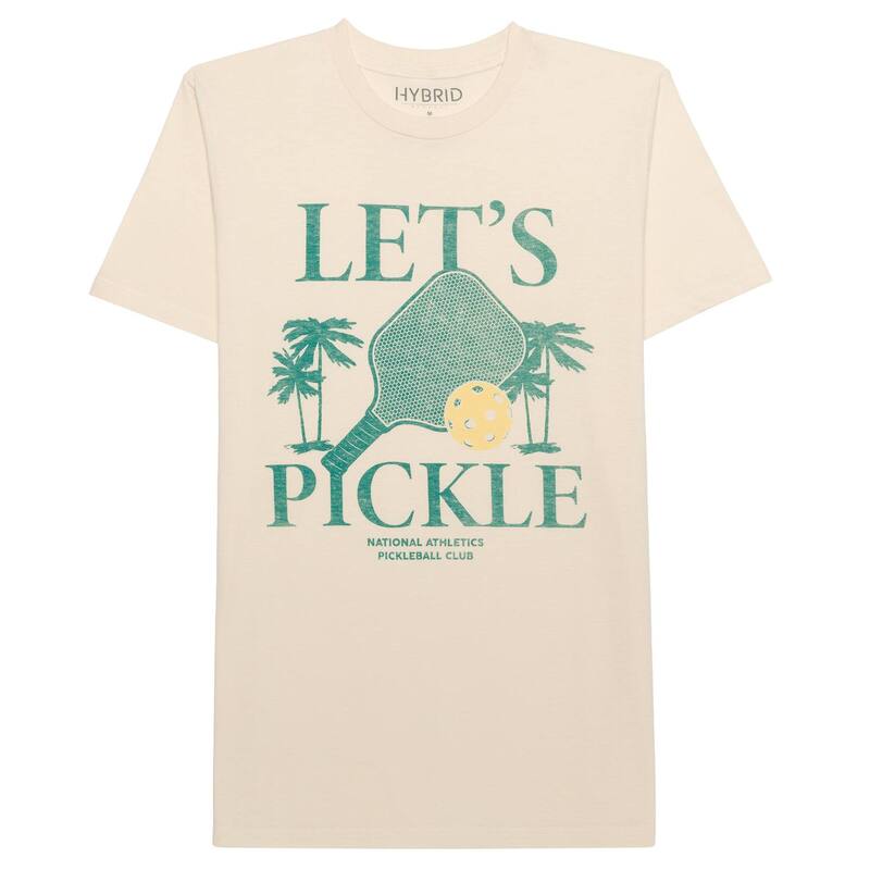 アニメキャラクター レディース トップス Tシャツ グラフィック Licensed Character Men's Let's Pickle Graphic Tee Cream クリーム