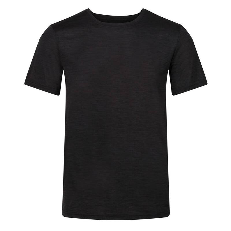 レガッタ レディース トップス Tシャツ Regatta Mens Fingal Edition T-Shirt Black Marl ブラック