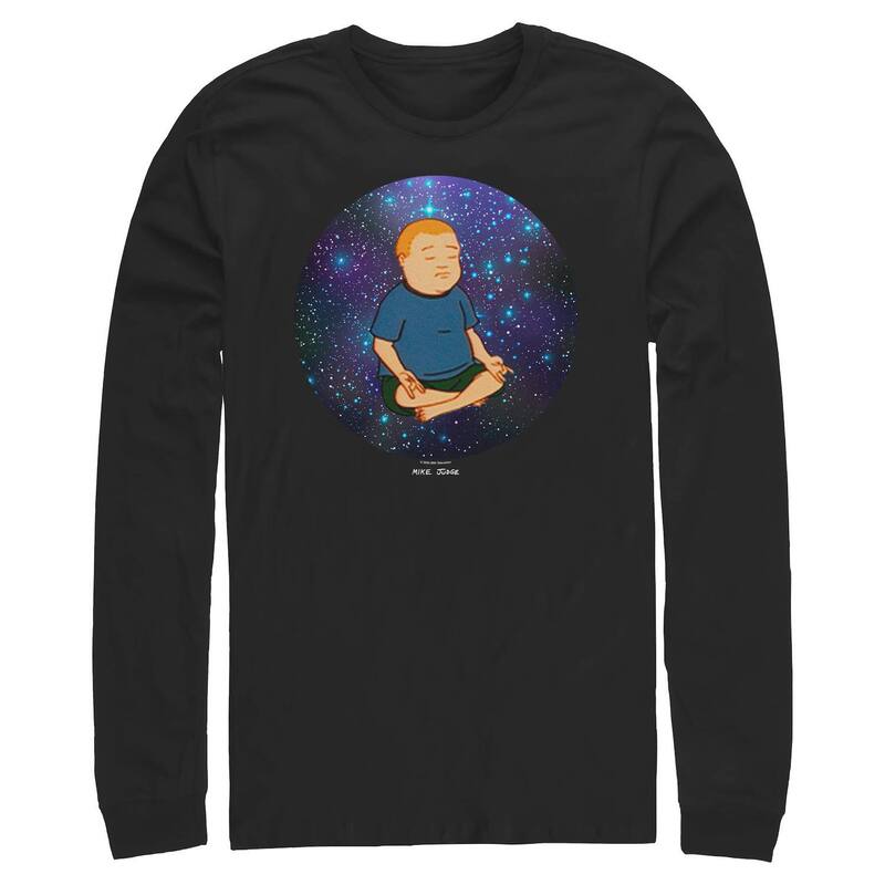 アニメキャラクター レディース トップス Tシャツ グラフィック Licensed Character Men's Celestial Bobby Hillong Sleeve Graphic Tee Black ブラック