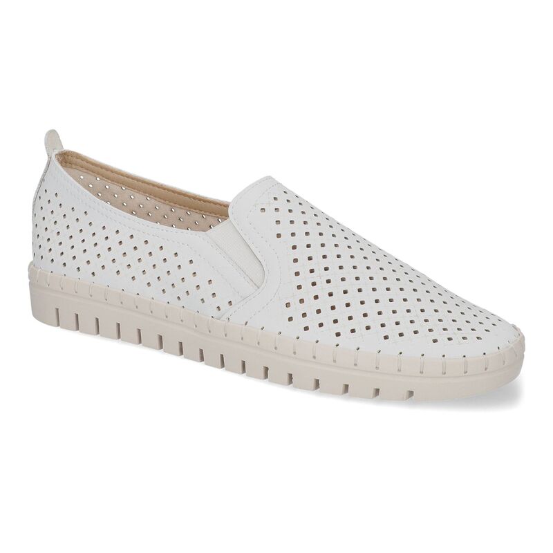 イージーストリート レディース シューズ サンダル スニーカー Easy Street Fresh Women'slip-On Sneakers White ホワイト