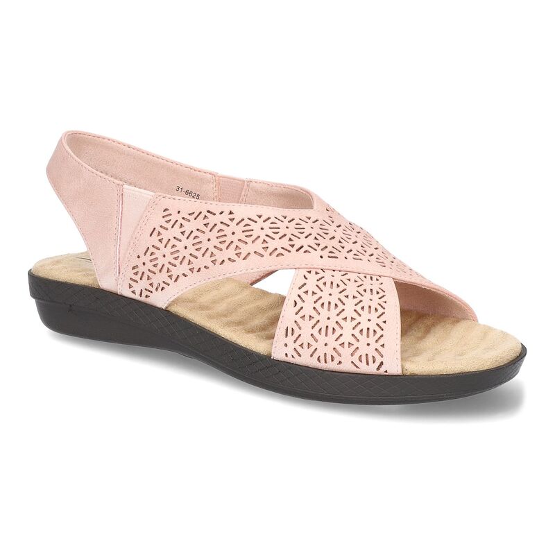 イージーストリート レディース シューズ サンダル Easy Street Claudia Women'slingback Sandals Blush ブラッシュ