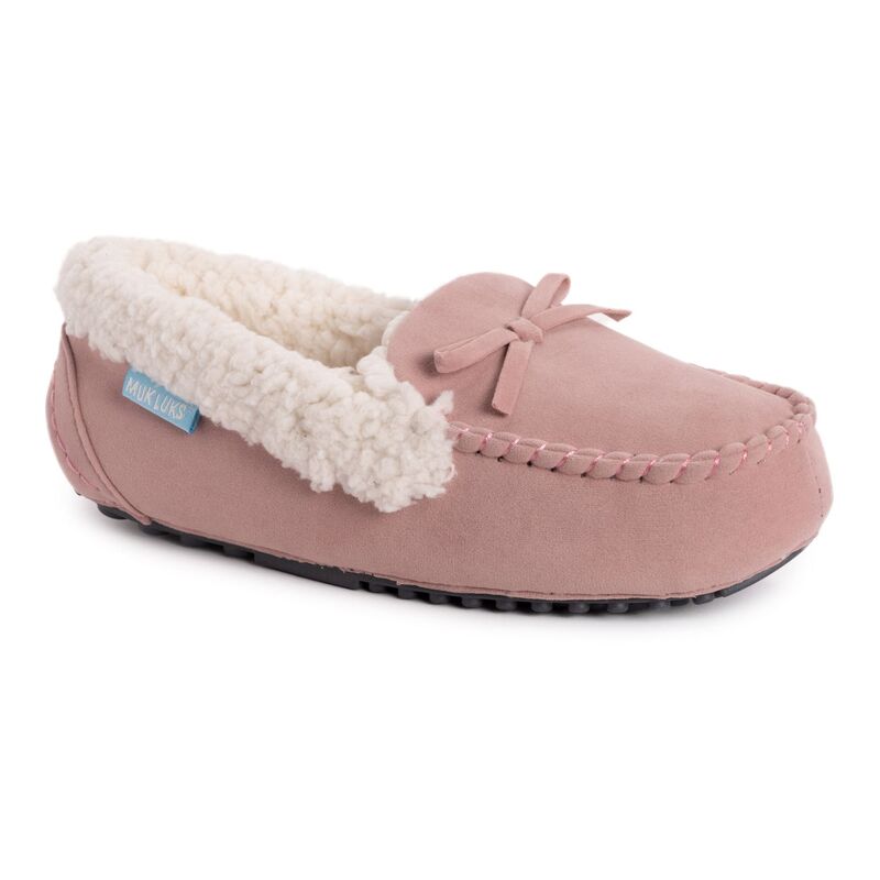 ムクルクス レディース シューズ サンダル MUK LUKS Jaylah Women's Moccasin Slippers Dusty Rose｜ReVida 店