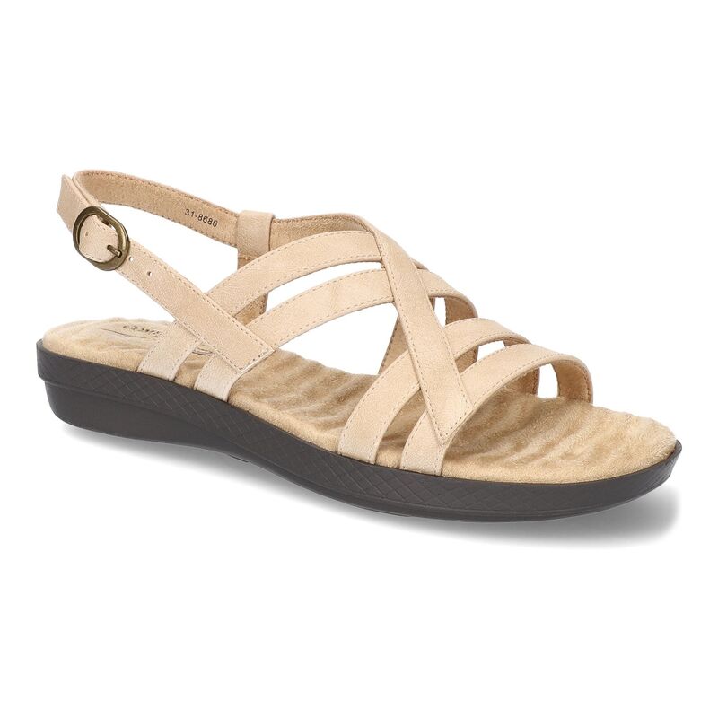 イージーストリート レディース シューズ サンダル Easy Street Lobo Women'strappy Slingback Sandalsand サンド