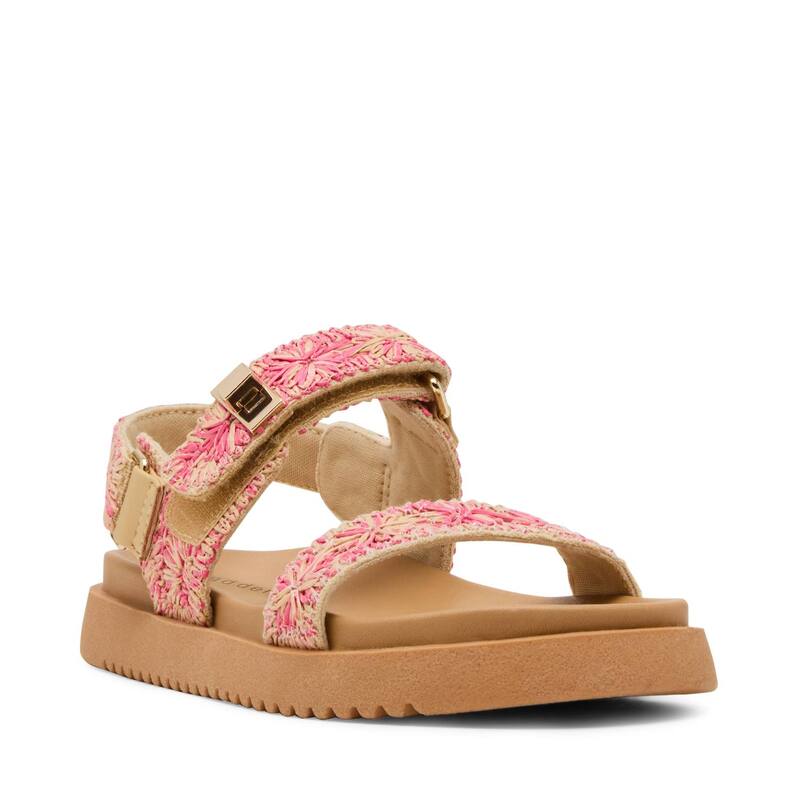 マッデンガール レディース シューズ サンダル madden girl MJULS Girlsandals Cognac Multi マルチカラー｜ReVida 店