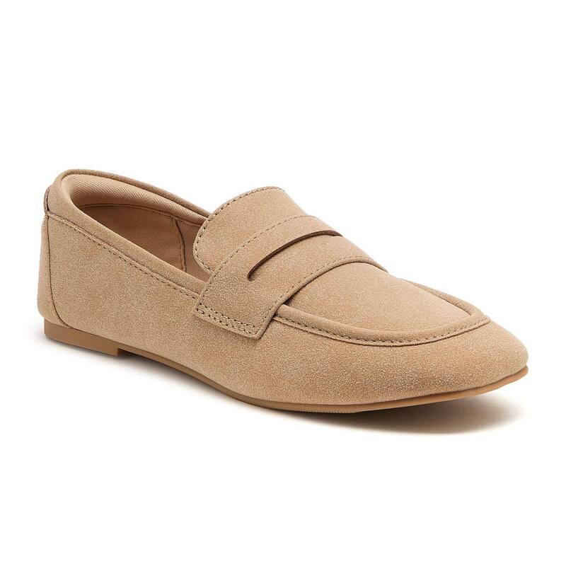 ロケットドッグ レディース シューズ サンダル 置き目毛革 Rocket Dog Trixie Women\u0027slip-On Loafers Taupe トープ