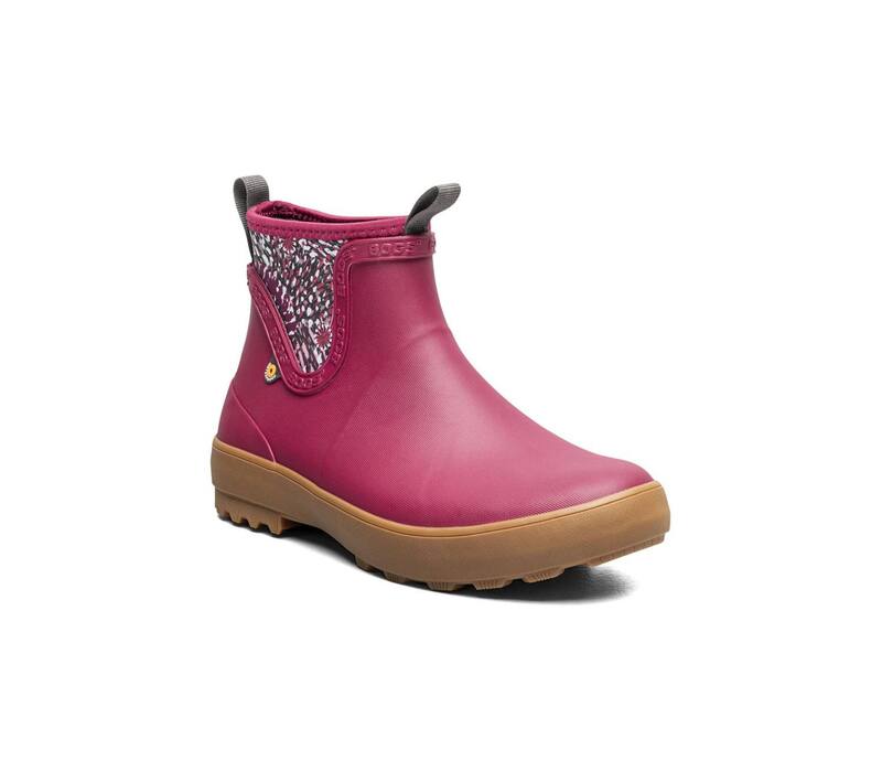 ボグス レディース シューズ ブーツ・レインブーツ チェルシー アンクル Bogs Harper Chelsea Women's Waterproof Ankle Boots Berry|ReVida 店