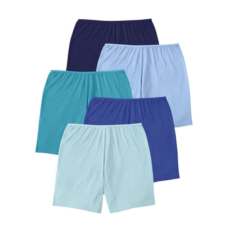 コンフォート チョイス レディース アンダーウェア パンツ コットン Comfort Choice Cotton Boxer 5-pack Blue Multi Pack ブルー