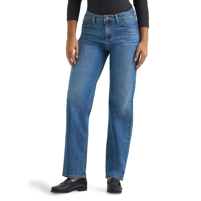 リー レディース ボトムス デニムパンツ リラックスフィット ジーンズ Women's Lee Legendary Relaxed Fit Straight-Leg Jeans Manifested