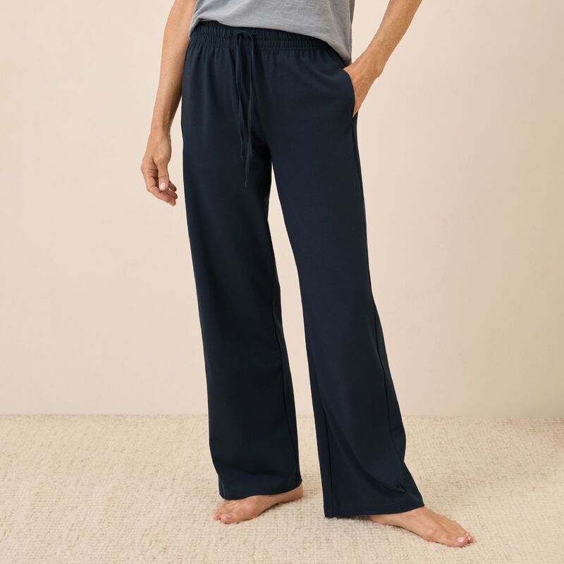 パクト レディース ボトムス カジュアルパンツ コットン Pact Cool Stretch Lounge Pant Made With Organicotton Midnight Blue ブルー|ReVida 店