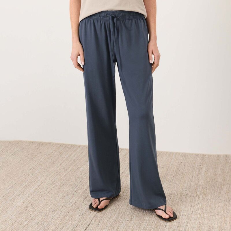 パクト レディース ボトムス 心地好いズボン下 綿織物 Pact Cool Stretch Lounge Pant Made With Organicotton Steel Blue 青色 ボトムス-パンツ