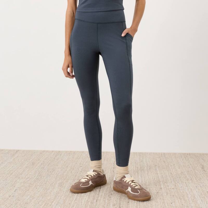 パクト レディース ボトムス カジュアルパンツ コットン Pact On the Go-To Pocket Legging Made With Organicotton Steel Blue ブルー