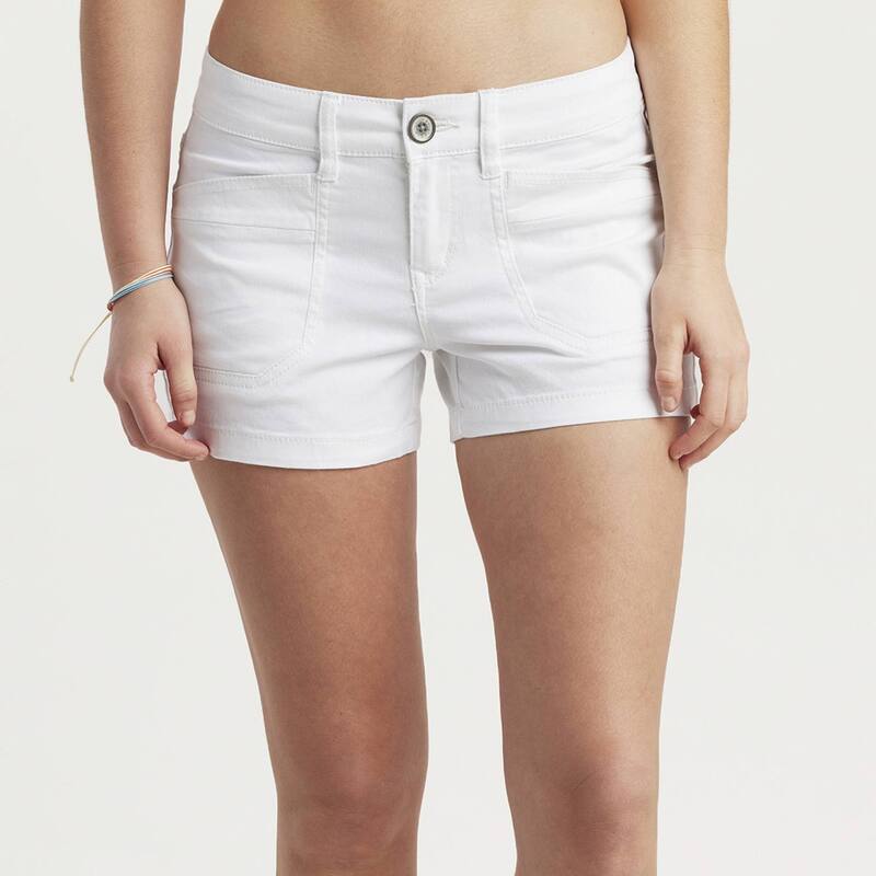 ユニオンベイ レディース ボトムス ハーフパンツ・ショーツ ショートパンツ Juniors' UNIONBAY Delaney Stretch Twill Shorts White ホワイト