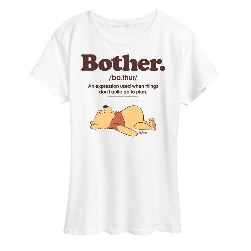 ディズニー レディース アウター ニット・セーター Tシャツ グラフィック Women's Disney's Winnie The Pooh Bother Graphic Tee White ホワイト 6,304円