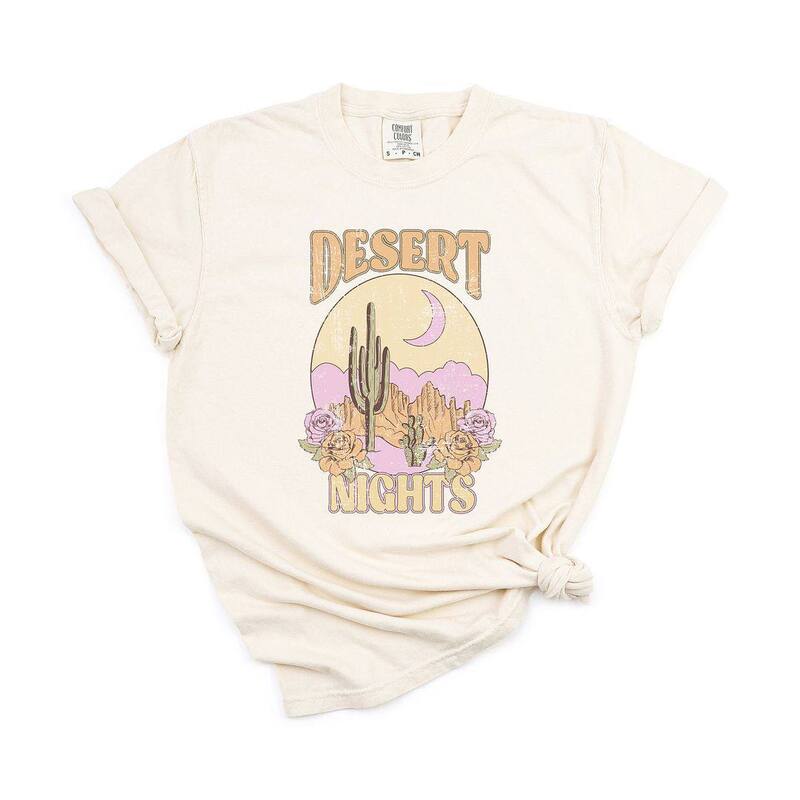 Simply Sage Market レディース トップス ティーシャツ Simply Sage Market Desert Nights Grunge Garment Dyed Tees Ivory 象牙色 レディースファッション-トップス-Tシャツ・カットソー