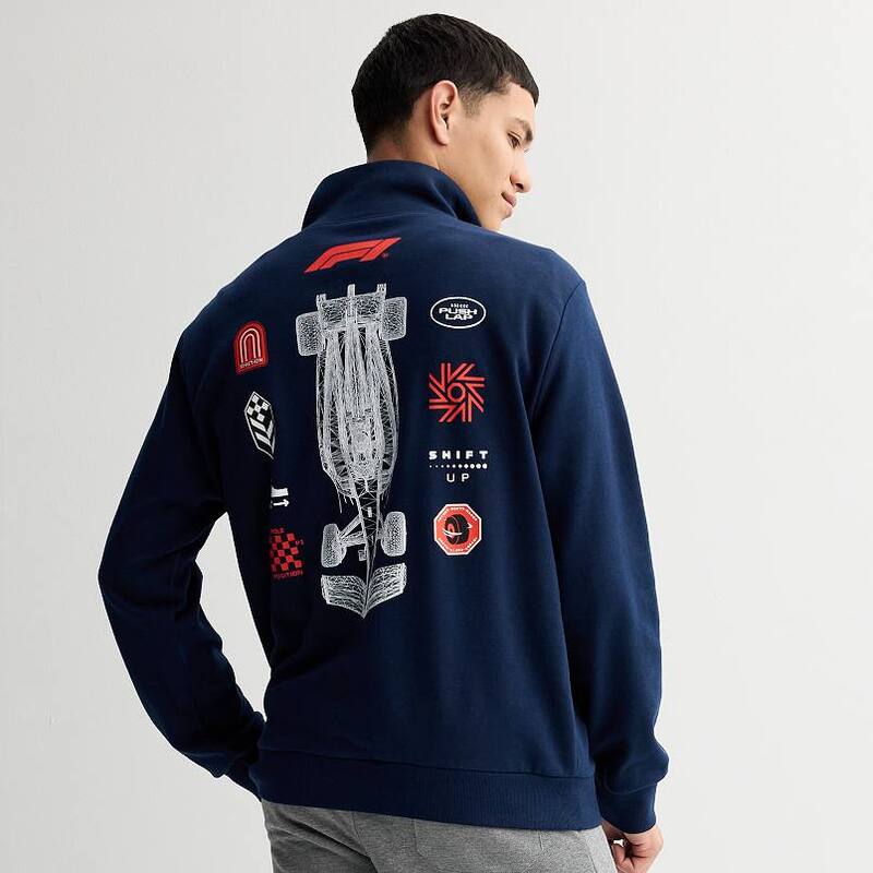 アニメキャラクター メンズ トップス Tシャツ フリース グラフィック Licensed Character Men's F1 Racer Fleece Graphic Pullover No Color