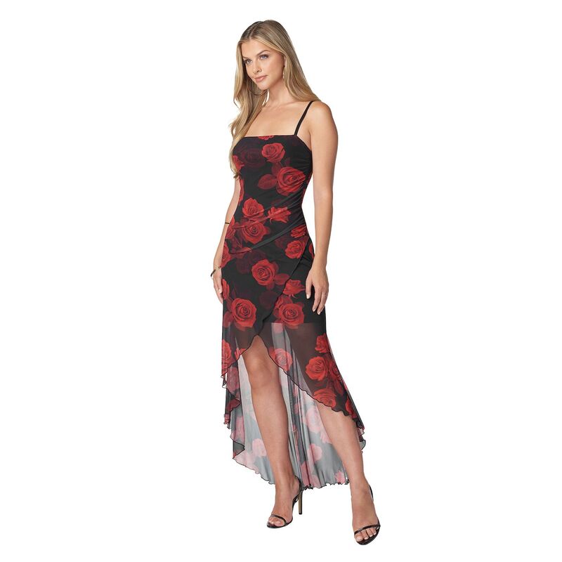 ベベ レディース トップス 衣装 Women\u0027s bebe Hi-Low Hem Wrap Tube Dress Black Red 黒いこと
