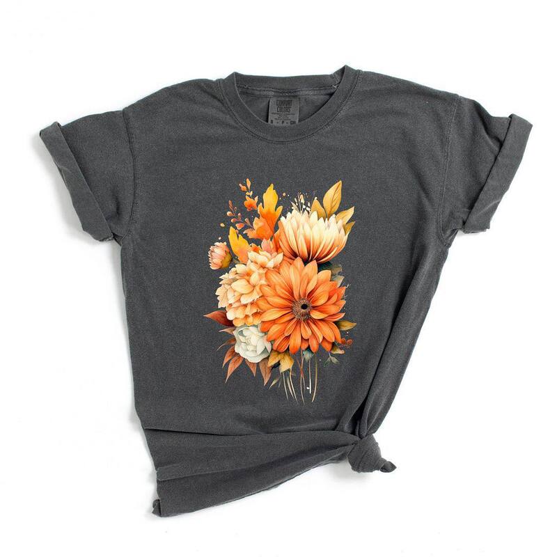 Simply Sage Market レディース トップス ティーシャツ Simply Sage Market Fall Watercolor Garment Dyed Tees Pepper レディースファッション-トップス