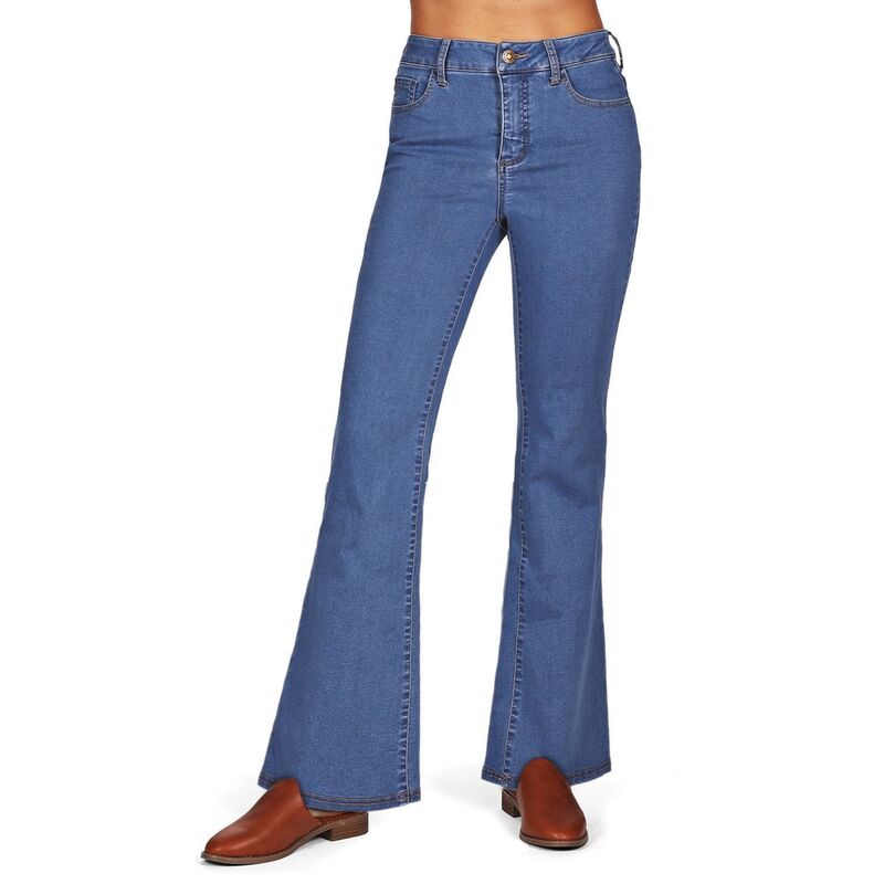 メモイ レディース ボトムス カジュアルパンツ コットン デニム ブーツ レギンス MeMoi Sustainable Cotton Blend Fashion Denim Boot Cut Leggings Dark Wash デニム 16,410円