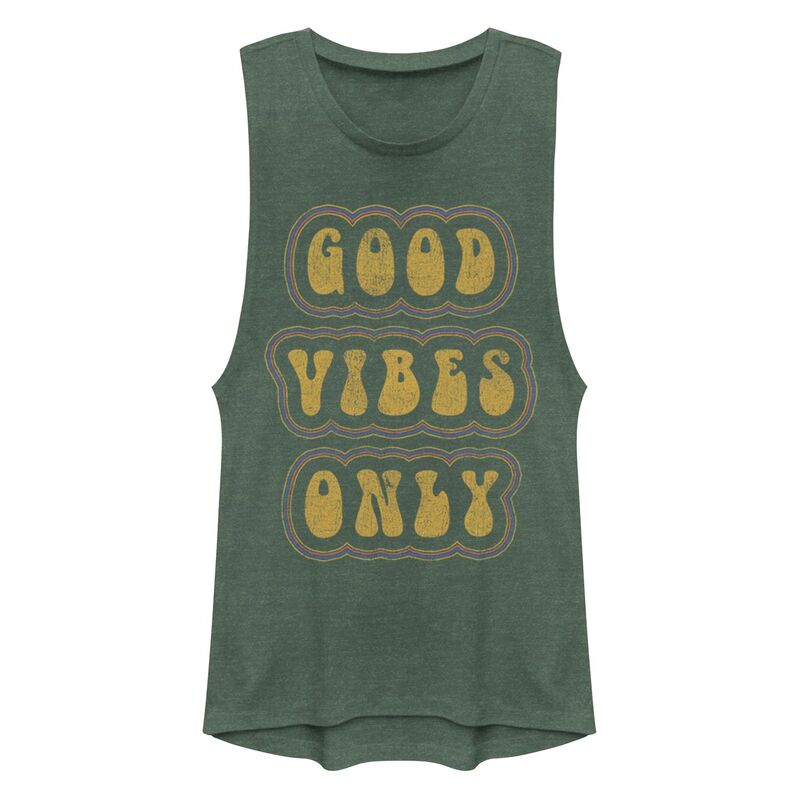 アンブランデッド レディース トップス Tシャツ Unbranded Juniors' Fifth Sun Vibez Only Muscle Tank Topine Heather ヘザー