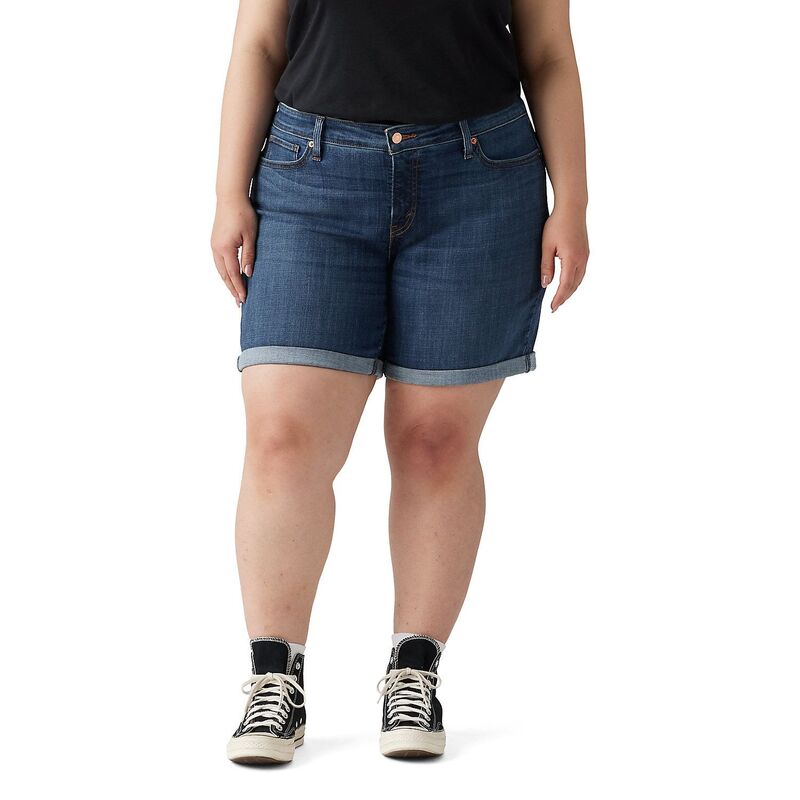 リーバイス レディース ボトムス ハーフパンツ・ショーツ プラスサイズ ショートパンツ Plusize Levi's Mid-Length Jean Shortstop The Confusion 10,380円