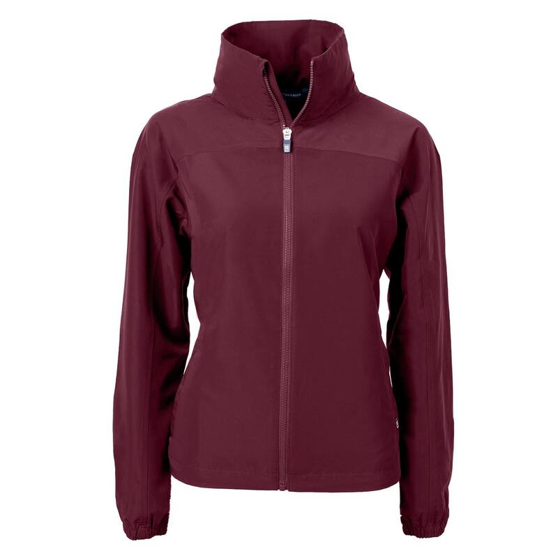 カッターアンドバック レディース アウター ジャケット・ブルゾン ニット Cutter & Buck Charter Eco Knit Recycled Womens Full-Zip Jacket Bordeaux
