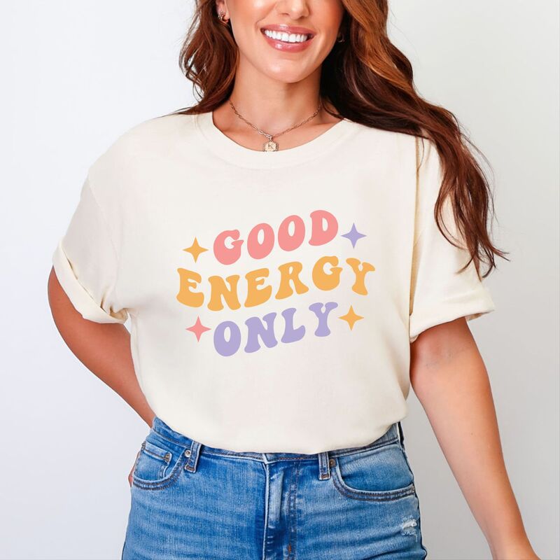 Simply Sage Market レディース トップス ティーシャツ Simply Sage Market Good Energy Only Stars Garment Dyed Tee Ivory 象牙色 Tシャツ・カットソー-レディースファッション-トップス